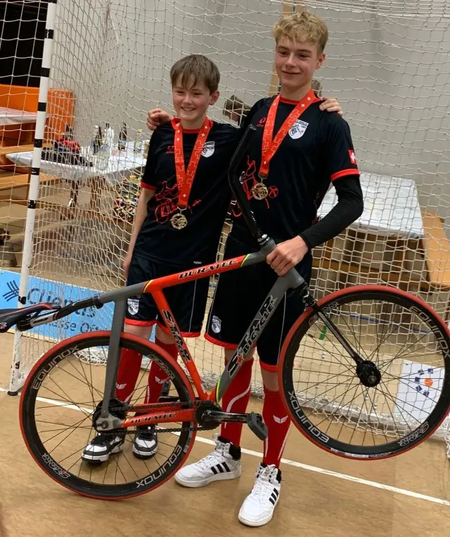 Schweizermeister U15: Samuel Binkert und Elia Bianco